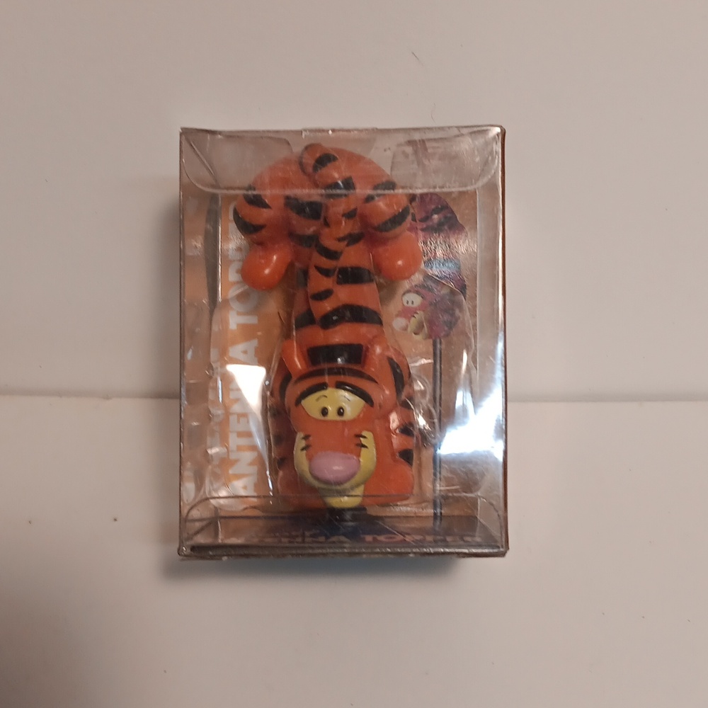 Disney Tigger Auto Car Antenna Topper w/ Hanger Cord Ornament NIB